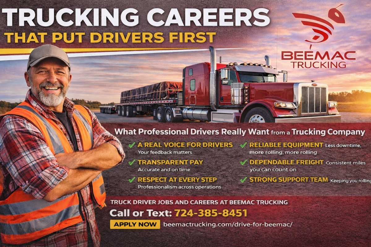 Beemac Trucking Drivers First