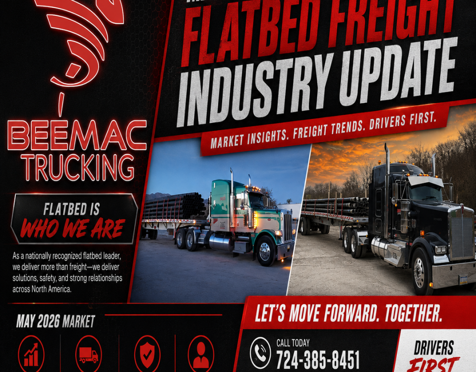 Beemac Trucking Flatbed Freight Industry 1080x1080