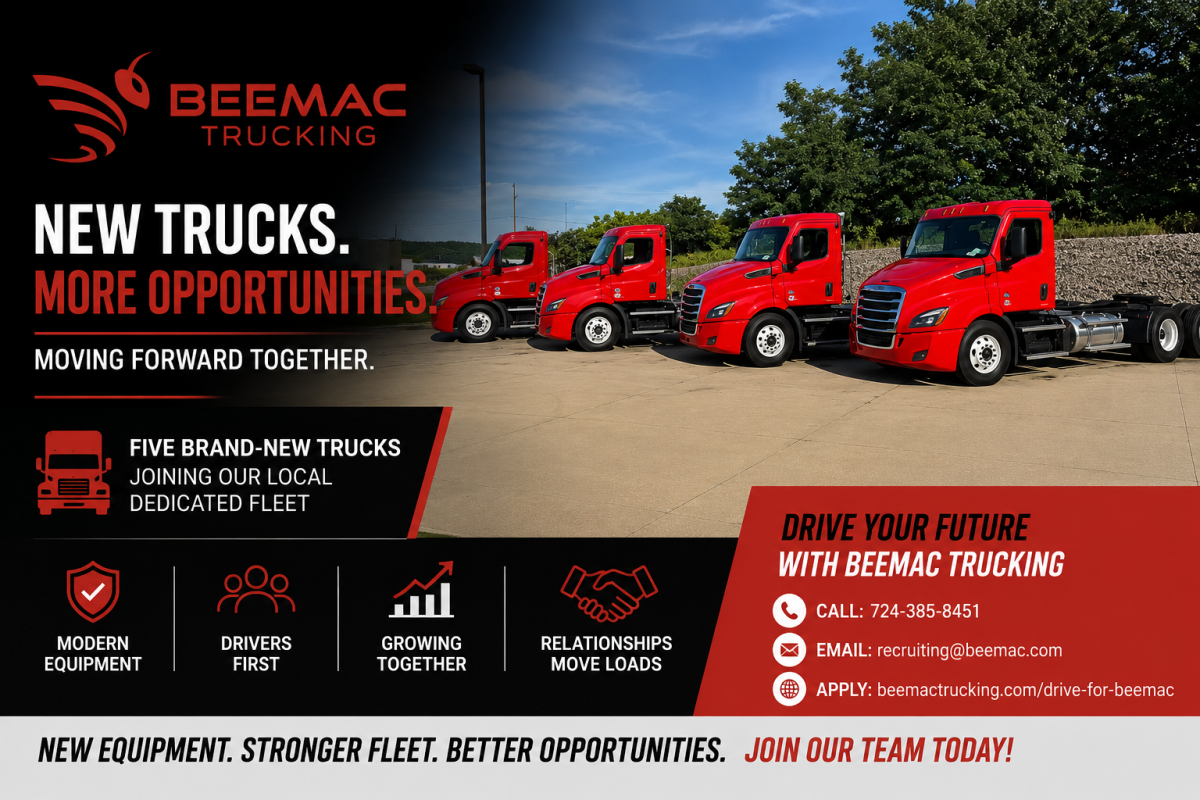 Beemac Trucking New Trucks More Opportunities