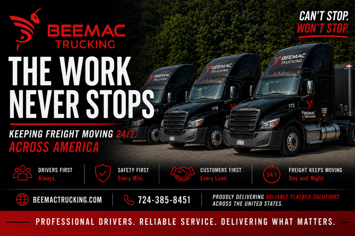 beemac trucking the work never stops