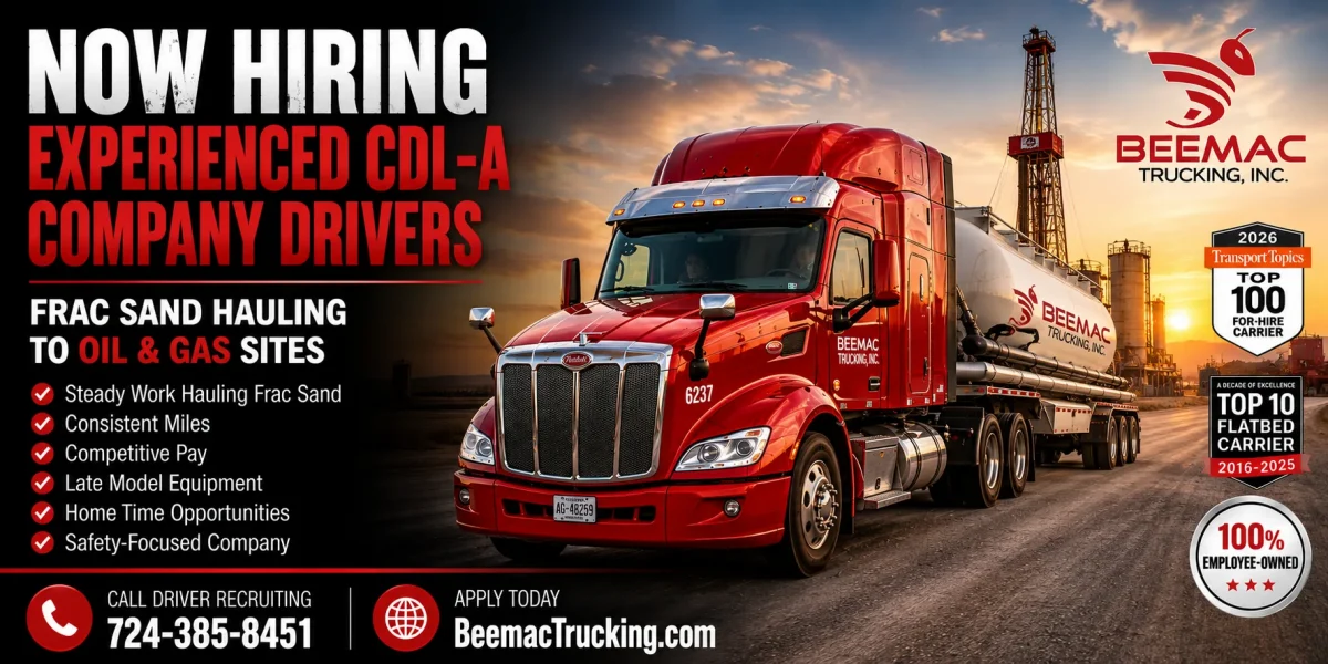 beemac frac sand company driver banner optimized