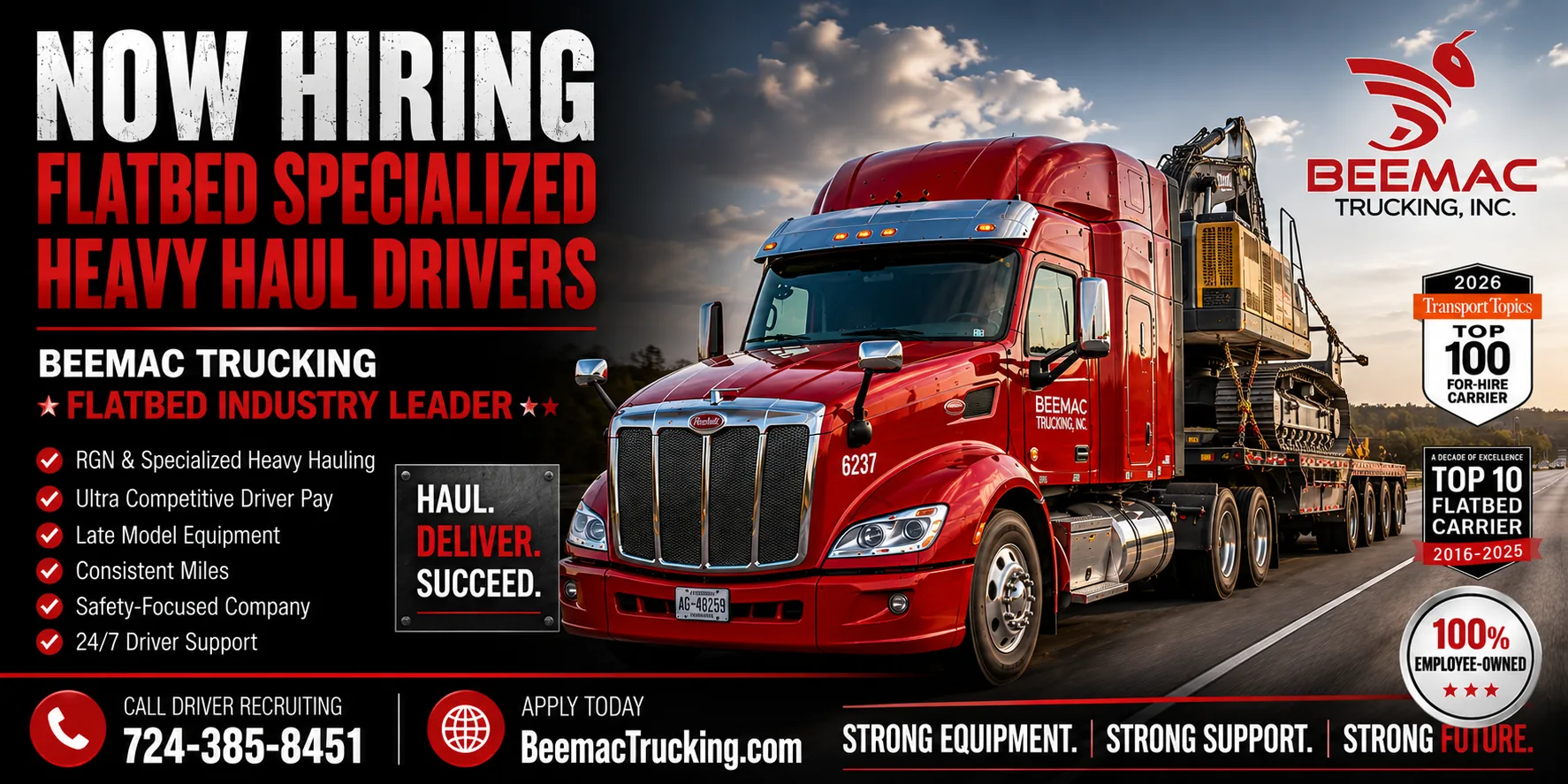 Heavy equipment transportation